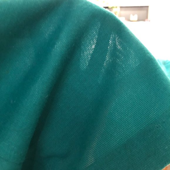 Vintage Green Dress (with shoulder pads) - Picture 7 of 12